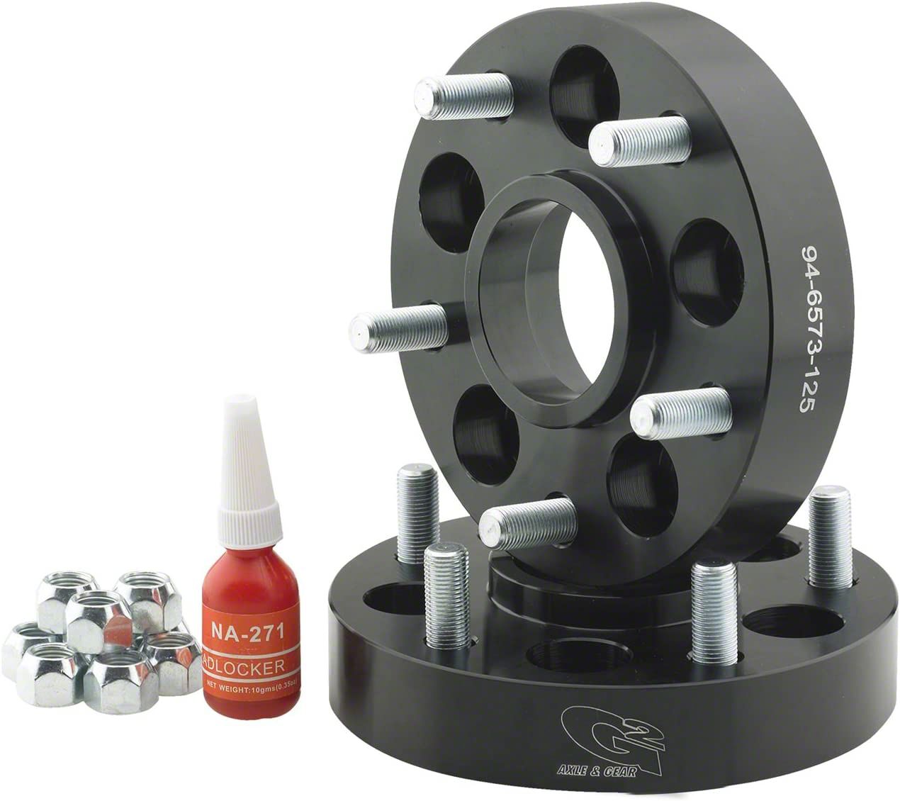 G2 Axle and Gear Jeep Cherokee 1.25Inch Wheel Adapters; 5x4.5 to 5x5.5