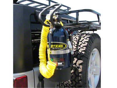 Garvin G2 Series Power Tank Holder; Driver Side (97-06 Jeep Wrangler TJ)