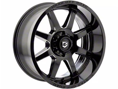 Gear Off-Road Pivot Gloss Black Milled Wheel; 18x9; 18mm Offset (07-13 Tundra)