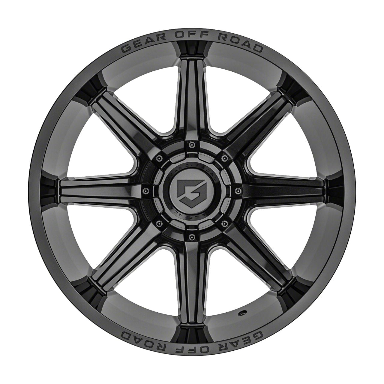 Gear Off-Road Bronco 765 Gloss Black 6-Lug Wheel; 20x12; -44mm
