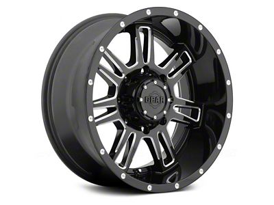 Gear Off-Road Challenger Gloss Black Milled 6-Lug Wheel; 18x9; -12mm Offset (24-25 Tacoma)