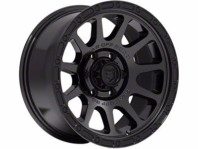 Gear Off-Road Proto Call Satin Black 6-Lug Wheel; 17x8.5; 0mm Offset (25-26 4Runner)
