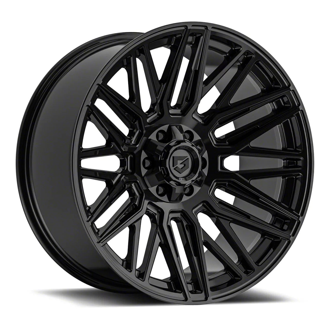 Gear Off-Road Bronco 770 Gloss Black 6-Lug Wheel; 22x10 Gear Off-Road Bronco 770 Gloss Black 6-Lug Wheel; 22x10