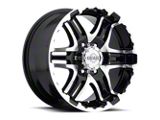 Gear Off-Road Double Pump Gloss Black 6-Lug Wheel; 16x8; 0mm Offset (21-25 Bronco, Excluding Raptor)