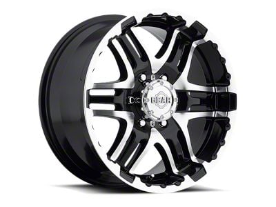 Gear Off-Road Double Pump Gloss Black 6-Lug Wheel; 16x8; 0mm Offset (21-25 Bronco, Excluding Raptor)