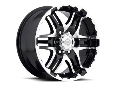 Gear Off-Road Double Pump Gloss Black 6-Lug Wheel; 20x9; 10mm Offset (21-25 Bronco, Excluding Raptor)