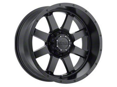 Gear Off-Road Big Block Satin Black 6-Lug Wheel; 18x9; 18mm Offset (16-23 Tacoma)