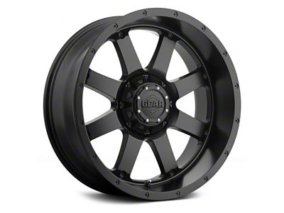 Gear Off-Road Big Block Satin Black 6-Lug Wheel; 20x9; 18mm Offset (16-23 Tacoma)