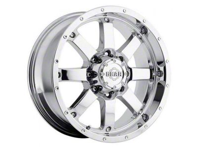 Gear Off-Road Big Block Chrome 6-Lug Wheel; 18x9; 18mm Offset (22-25 Tundra)