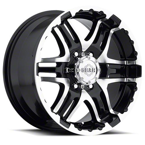 Gear Off-Road Tundra Double Pump Gloss Black 6-Lug Wheel; 20x9