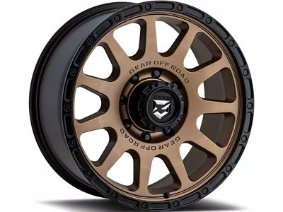 Gear Off-Road Proto Call Satin Bronze 6-Lug Wheel; 20x9; 18mm Offset (22-25 Tundra)