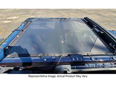 GearShade Mesh Top; Red (21-25 Bronco 2-Door w/ Soft Top)