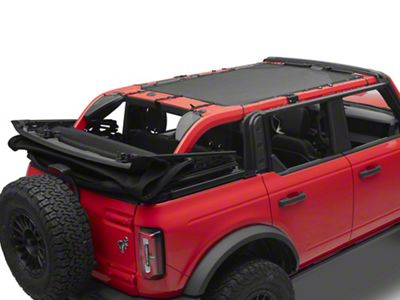 GearShade Mesh Top; Red (21-25 Bronco 4-Door w/ Soft Top)