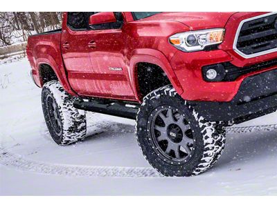 GEM Tubes Octa Series Nerf Side Step Bars; Chrome (16-23 Tacoma Double Cab)