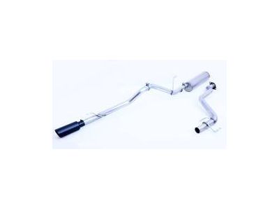 Gibson Black Elite Series Single Exhaust System with Black Tip; Rear Exit (24-26 Tacoma w/ Rear Leaf Springs)