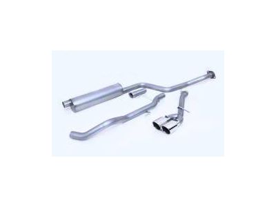 Gibson Single Exhaust System with Polished Tips; Side Exit (24-26 Tacoma w/ Rear Coil Springs, Excluding Limited)