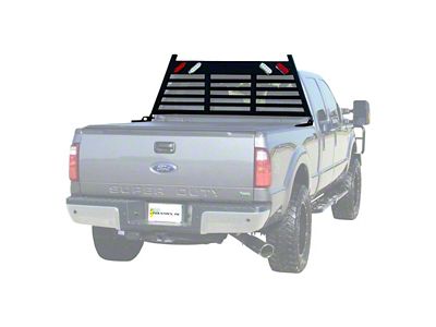 Go Industries Heavy Duty Lighted Headache Rack; Black (07-13 Tundra)