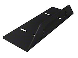 Go Rhino Trailline Front Bumper Fairlead Mount Plate; Textured Black (07-18 Jeep Wrangler JK)