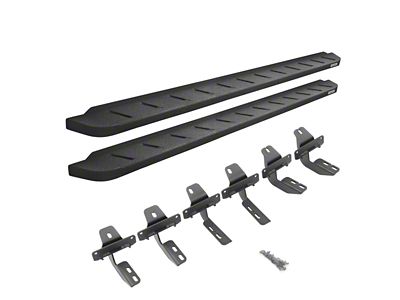 Go Rhino RB10 Running Boards; Protective Bedliner Coating (21-25 Bronco 4-Door)