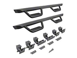 Go Rhino Dominator Xtreme D2 Side Step Bars; Textured Black (21-25 Bronco 4-Door)