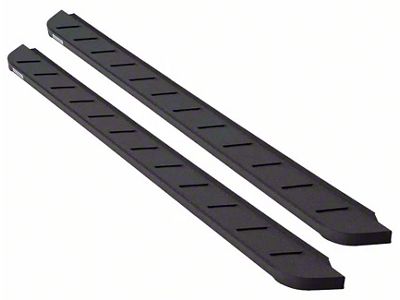 Go Rhino RB10 Slim Line Running Boards; Textured Black (05-25 Frontier Crew Cab)