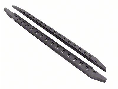 Go Rhino RB20 Slim Line Running Boards; Protective Bedliner Coating (05-25 Frontier Crew Cab)