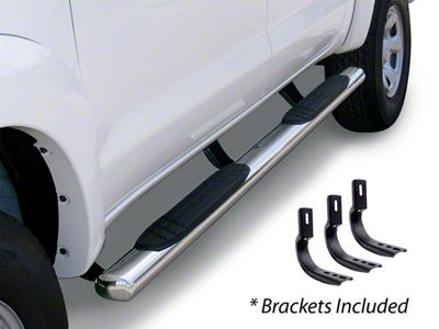 Go Rhino 4-Inch OE Xtreme Side Step Bars; Polished (20-25 Jeep Gladiator JT)