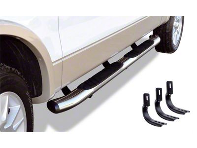 Go Rhino 5-Inch OE Xtreme Composite Side Step Bars; Chrome (20-25 Jeep Gladiator JT)