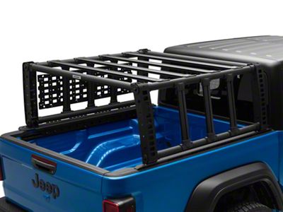 Go Rhino XRS Overland Xtreme Rack; Textured Black (20-25 Jeep Gladiator JT)