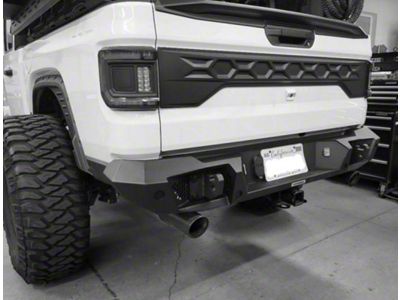 Go Rhino Trailline Full Width Rear Bumper; Textured Black (20-25 Jeep Gladiator JT)