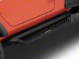 Go Rhino Dominator Xtreme D1 Side Step Bars; Textured Black (18-25 Jeep Wrangler JL 2-Door)