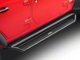 Go Rhino Dominator Xtreme D1 Side Step Bars; Textured Black (18-25 Jeep Wrangler JL 4-Door)