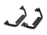 Go Rhino Drop Steps for Dominator D6 Side Steps Only; Textured Black (07-18 Jeep Wrangler JK w/ Dominator D6 Side Steps)