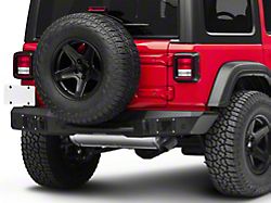 Go Rhino Rockline Full Width Rear Bumper; Textured Black (18-25 Jeep Wrangler JL)