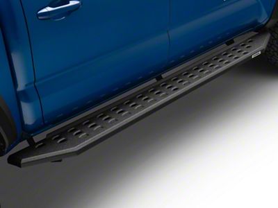 Go Rhino RB20 Running Boards; Protective Bedliner Coating (05-23 Tacoma Double Cab)