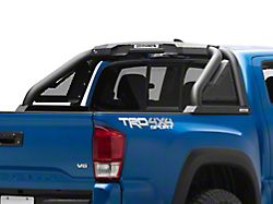 Go Rhino Sport Bar 2.0 Roll Bar with Power Actuated Retractable Light Mount; Textured Black (16-23 Tacoma)