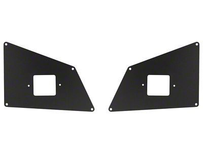 Go Rhino Ignite Flush Mount Light Plates; Textured Black (16-23 Tacoma)