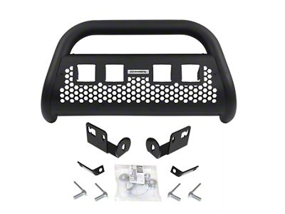 Go Rhino RC2 LR Bull Bar with Four Cube Light Mounting Brackets; Textured Black (07-21 Tundra)