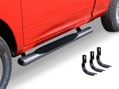Go Rhino 4-Inch OE Xtreme Side Step Bars; Polished (07-17 Tundra Regular Cab)