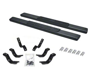 Go Rhino 5-Inch OE Xtreme Low Profile Side Step Bars; Textured Black (07-17 Tundra Regular Cab)