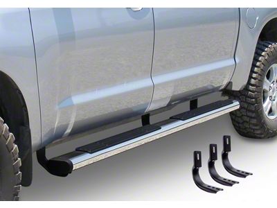 Go Rhino 6-Inch OE Xtreme Side Step Bars; Polished (07-21 Tundra Double Cab)
