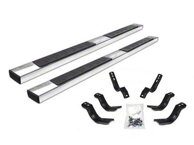 Go Rhino 6-Inch OE Xtreme II Side Step Bars; Polished (07-21 Tundra Double Cab)