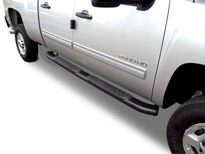 Go Rhino 5-Inch OE Xtreme Composite Side Step Bars; Black (07-21 Tundra Double Cab)