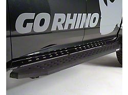 Go Rhino RB20 Running Boards; Protective Bedliner Coating (07-21 Tundra Double Cab)
