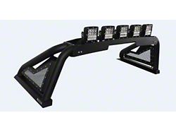 Go Rhino Sport Bar 2.0 Roll Bar with Power Actuated Retractable Light Mount; Textured Black (07-21 Tundra)