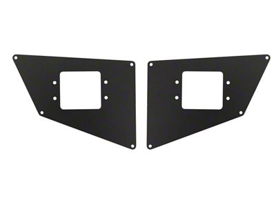 Go Rhino BR20 Rear Bumper Light Plates; Textured Black (14-21 Tundra)