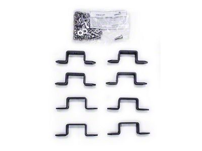 Go Rhino Sport Bar 2.0 Roll Bar 3-Inch Cube Light Mounting Brackets; Textured Black (07-21 Tundra)