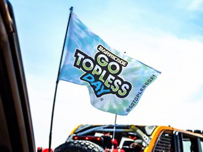 Go Topless Day 2025 Flags; 10-Pack
