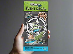 Go Topless Day 2026 Sticker Pack
