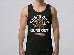 Go Topless Day Sun's Out Tank Top; Black